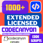 1000+ Codecanyon Code Scripts Full Commercials License