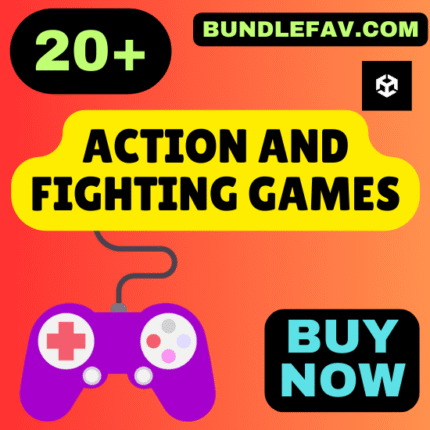 20+ Unity Action & Fighting Games Source Code Bundle