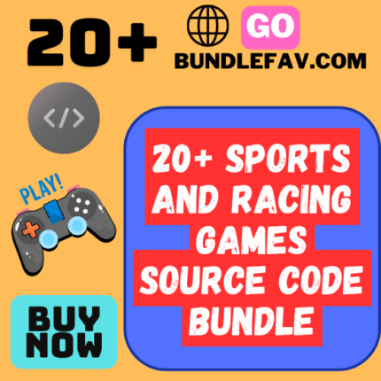 20 Sports and Racing Games Source Code Bundle