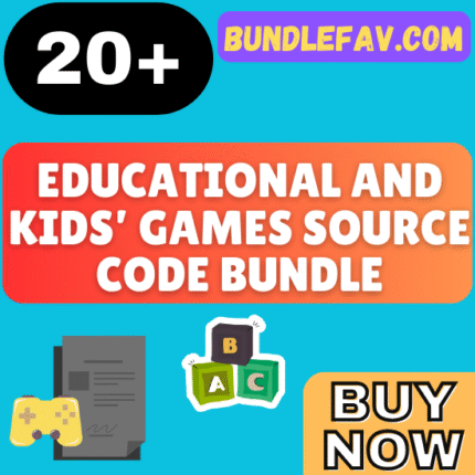 20 Educational and Kids’ Games Source Code Bundle