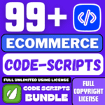 99+ Ecommerce Codecanyon Code Scripts Full Commercials License bundle scripts
