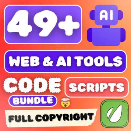 49+ Web & Ai Tools Full Stack Source Code Scripts Bundle