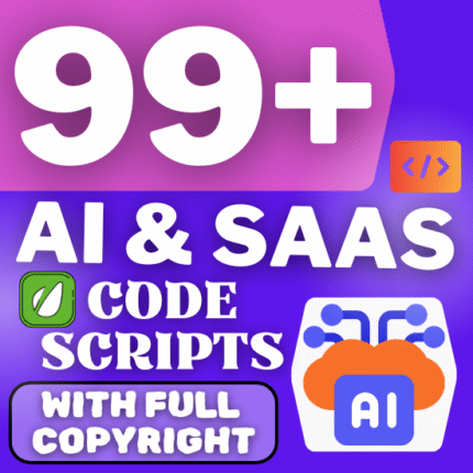99+ Ai Saas Webs & Apps Source Code Scripts Bundle For Sale With Full CopyRights License & Demo