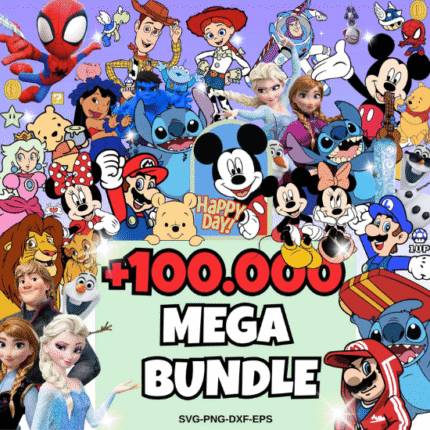 100.000+ Files Mega Bundle Svg & More Bundle