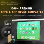1,000+ App Templates Bundle iOS & Android UI Kits, Web Apps, Dashboards Figma, Xd + Code PLR + MRR Rebrand, Sell, App codes, Themes