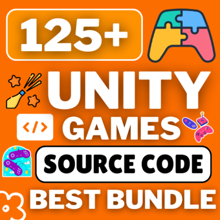 125+ Most Premium Unity Games Source Code Bundle for Sale