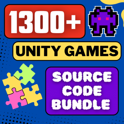 1300+ Unity Games Source Code Bundle Pack For Sale Sale With Full Reselling Commercials License Rights