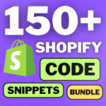 150+ Shopify Ultimate Liquid Codebook Snippets,