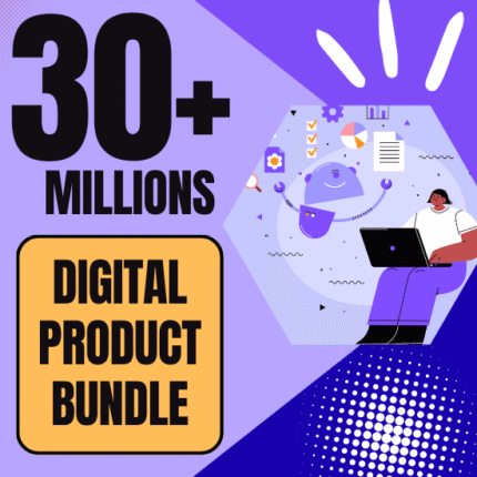 30+ Millions Digital Products Bundle For Sale With Full Resell Content & Plr, Graphics, Themes, template, Code & More Items