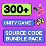300+ Unity Games Source Code Bundle Pack For Sale Sale With Full Reselling Commercials License Rights