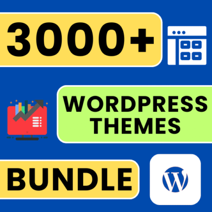 3000+ WordPress Themes Full Bundle Pack – Buy One Time & Reselling LifeTime With Commercial License