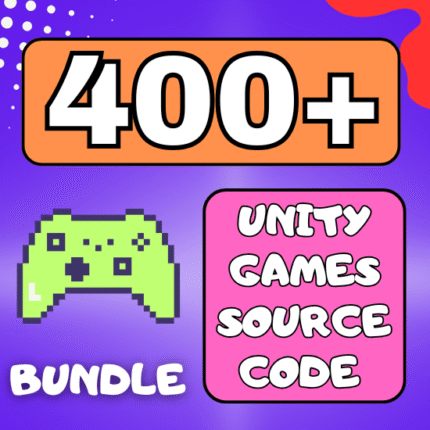 400+ Unity Games Source Code Bundle Pack For Sale Sale With Full Reselling Commercials License Rights