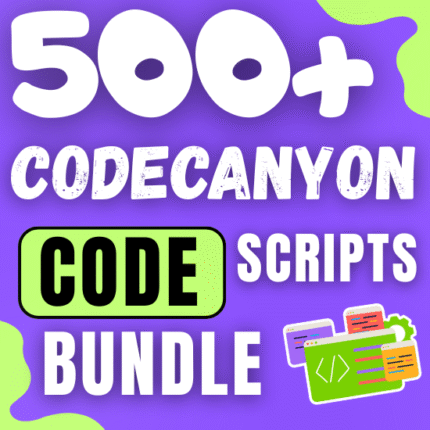 500+ Codecanyon Codescripts Bundle