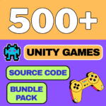 500+ Unity Games Source Code Bundle Pack For Sale Sale With Full Reselling Commercials License Rights