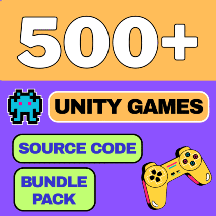 500+ Unity Games Source Code Bundle Pack For Sale Sale With Full Reselling Commercials License Rights