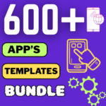 600+ App Templates Bundle | iOS & Android UI Kits, Web Apps, Dashboards | Figma, Xd + Code | PLR + MRR | Rebrand, Sell, App codes, Themes