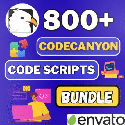 800+ Codecanyon Code Scripts Bundle For Sale With Regular License & Unlimited Free To Use