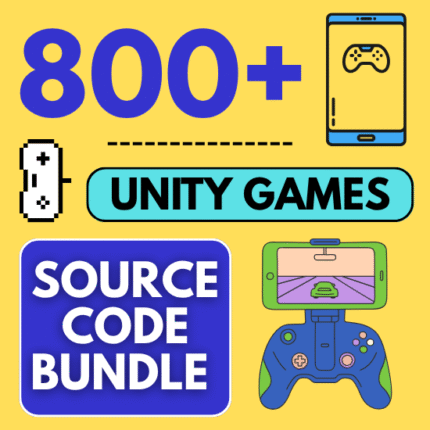 800+ Unity Games Source Code Bundle Pack For Sale Sale With Full Reselling Commercials License Rights