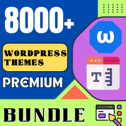 8000+ WordPress Themes Full Bundle Pack – Buy One Time & Reselling LifeTime With Commercial License