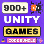 900+ Unity Games Source Code Bundle Pack For Sale Sale With Full Reselling Commercials License Rights