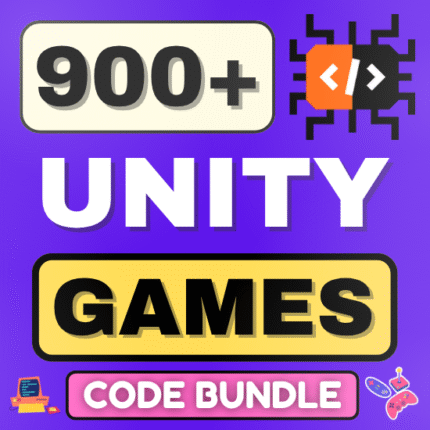 900+ Unity Games Source Code Bundle Pack For Sale Sale With Full Reselling Commercials License Rights