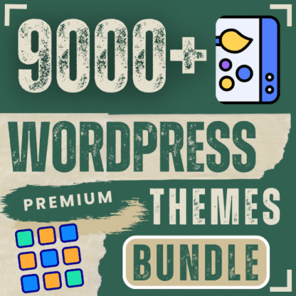 9000+ WordPress Themes Full Bundle Pack – Buy One Time & Reselling LifeTime With Commercial License