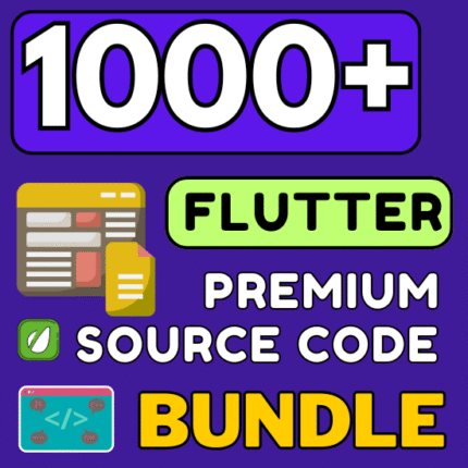 1000+ Flutter Premium Source Code Script Bundle