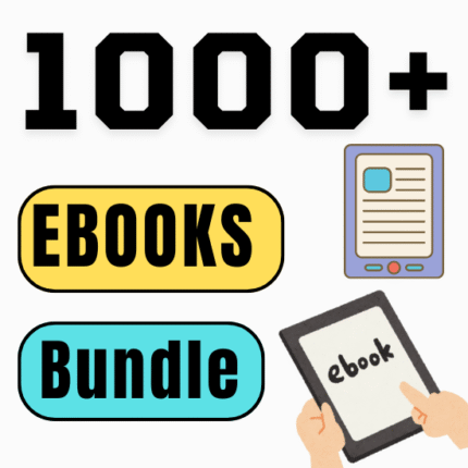 1000+ eBooks Bundle For Sale With Full CopyRights License & Full Reselling Rights Unlimited
