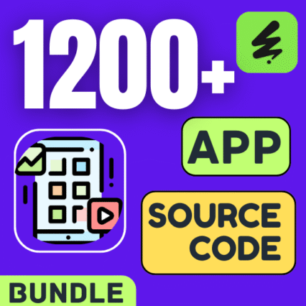 1200+ Apps Premium Source Code Script Bundle – Build, Launch & Earn Without Coding