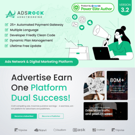 AdsRock - Ads Network & Digital Marketing Platform - Codecanyon Code Script Bundlefav.com