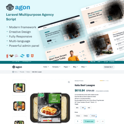 Agon - Laravel Multipurpose Agency Script - Codecanyon Code Script bundlefav.com