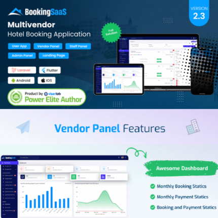 BookingSaaS - Complete MultiVendor Hotel Booking Application SAAS - Codecanyon Code Scripts
