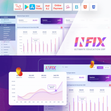 InfixEdu School - School Management System Software - Codecanyon Code Scripts