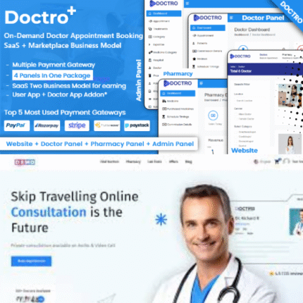 On-Demand Doctor Appointment Booking SaaS Marketplace Business Model Codecanyon Code Script Bundlefav.com