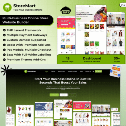 StoreMart SaaS - Online Product Selling Business Website Builder - Codecanyon Code Scripts