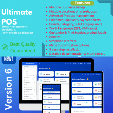 Ultimate POS - Best ERP, Stock Management, Point of Sale & Invoicing application - Codecanyon Code Scripts