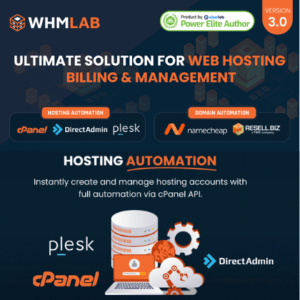 WHMLab - Ultimate Solution For WebHosting Billing And Management - Codecanyon Code Script Bundlefav.com