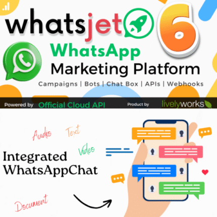 WhatsJet SaaS - A WhatsApp Marketing Platform with Bulk Sending, Campaigns, Chat Bots & CRM - Codecanyon Code Scripts